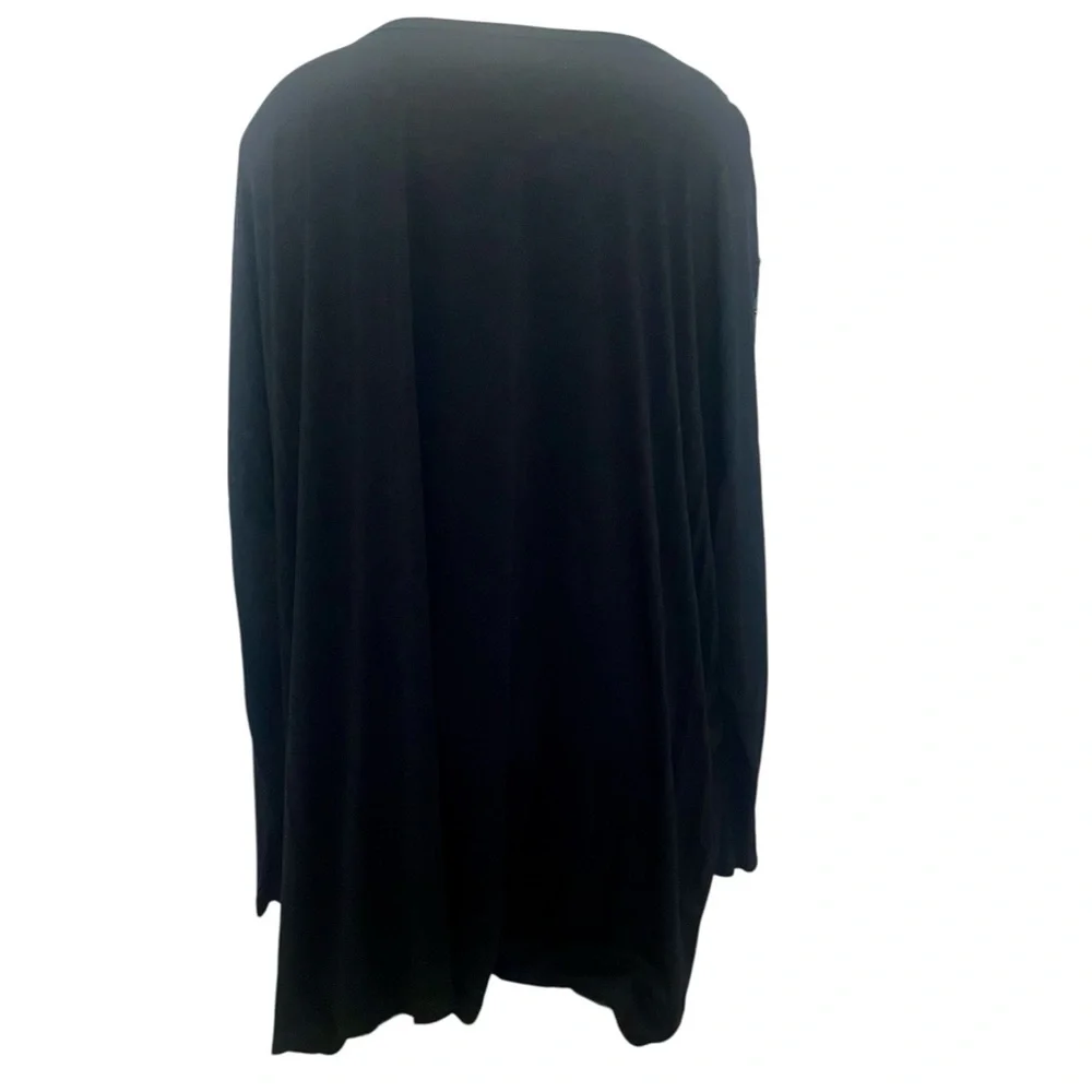 Double D Ranch Black Long Sleeve Dress with Turquoise Embellishments Size XL - Picture 4 of 6